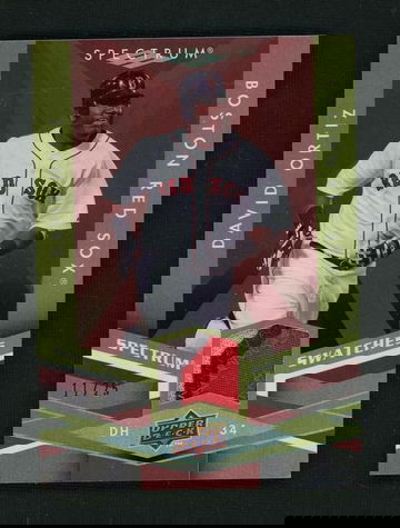 2009 Upper Deck Spectrum Swatches David Ortiz #SS-DO Patch /25