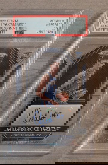 2022 Panini Prizm Chet Holmgren Rookie Signatures PSA 10