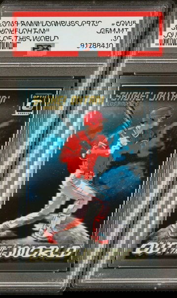 2018 PANINI DONRUSS OPTIC SHOHEI OHTANI OUT OF THIS WORLD #OW5 PSA 10 GEM MT RC