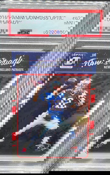 Tom Brady 2016 Donruss Optic PSA 9