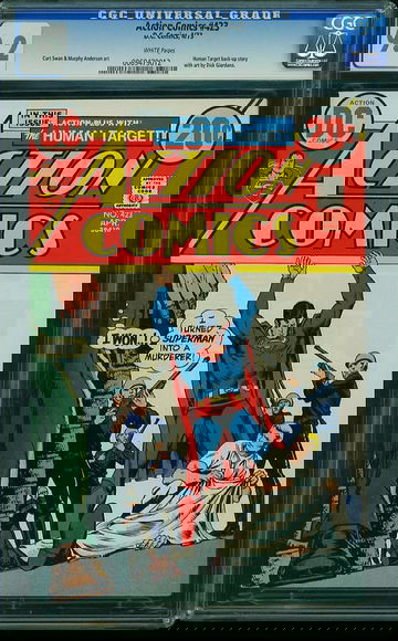 ACTION COMICS #423, CGC 9.2 NM-