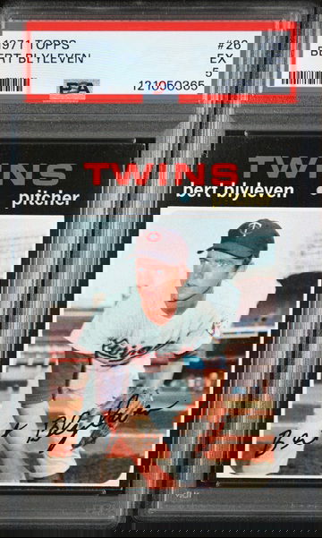 1971 Topps Bert Blyleven #26 RC PSA 5