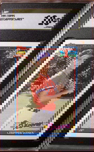 Chipper Jones 1991 Topps #333 SGC 10 Pristine