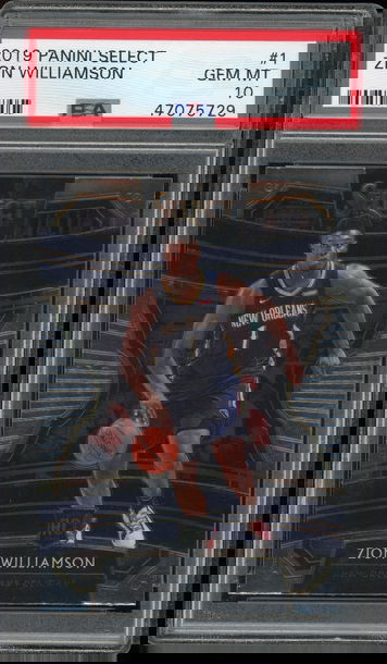 2019 Panini Select Zion Williamson Rookie PSA 10