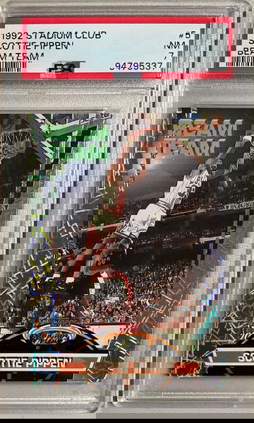 1992 STADIUM CLUB #5 SCOTTIE PIPPEN BEAM TEAM NM 7