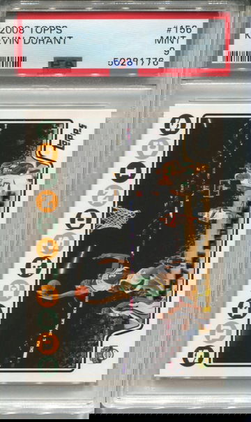 2008-09 TOPPS #156 KEVIN DURANT PSA 9 MINT