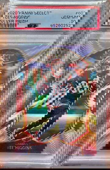 2020 Panini Select Tee Higgins Rookie Silver PRIZM PSA 10