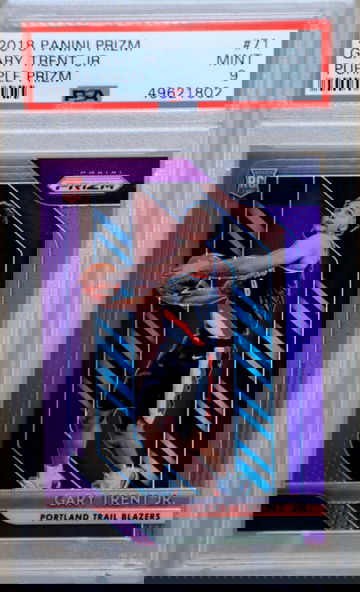 2018 Purple Prizm Gary Trent PSA 9 60/75