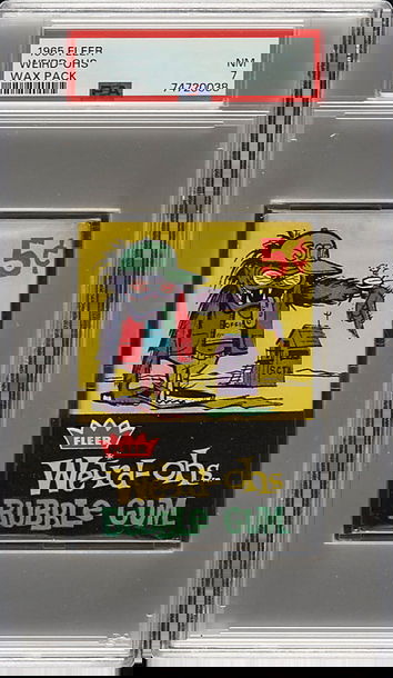 1965 Fleer Weird-Ohs Wax Pack PSA 7 NM