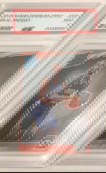 2018 Donruss Optic Mikal Bridges PSA 9