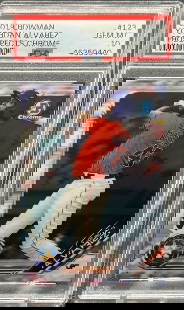 2019 Bowman Chrome Prospects Yordan Alvarez PSA 10 Gem Mint