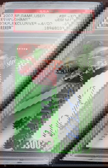 2007 sp game used kevin durant rookie excl. Auto PSA 10
