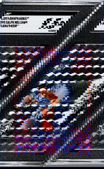 2024 Panini Mosaic #289 Caleb Williams Pink Camo Prizm SGC 9.5