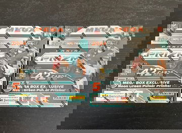 2024 Panini Prizm NFL Football Mega Box Factory Sealed Green Prisms!