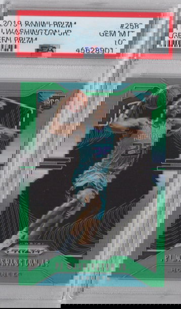 2019 Prizm Green PJ Washington Jr. PSA 10