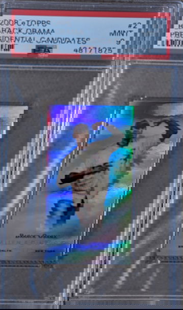 2008 Etopps Barack Obama Pres Candidates PSA 9 (Shipped from Canada) 