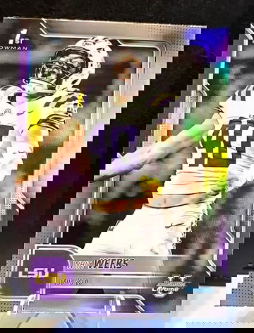 2025 1st Bowman Chrome U  Silver Refractor  WHIT WEEKS  LSU Tigers