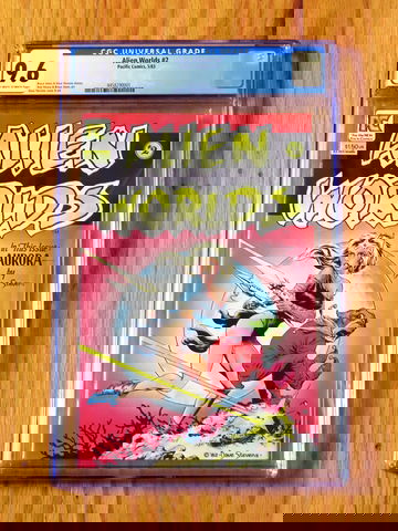 ALIEN WORLDS #2 CGC 9.6 NM+ OW/WP 1983 Dave Stevens "Aurora" cover