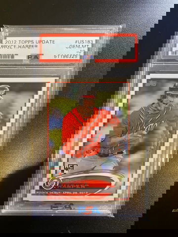 2012 topps update Bryce Harper psa 10