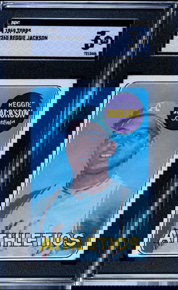 1969 Topps #260 Reggie Jackson Rookie RC SGC 3