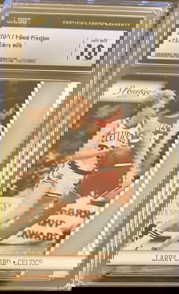 2010-11 Panini Prestige Basketball Larry Bird #137 - Graded CSG 10 Gem MT MINT.  New Label