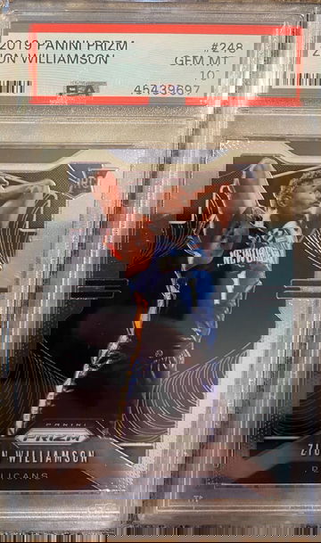 2019 Prizm Zion Williamson PSA 10 Rookie Card