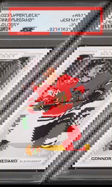 2023 Upper Deck Connor Bedard OPC Glossy PSA 10