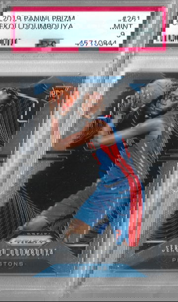 2019-20 RC Rookie Prizm Base #261 Sekou Doumbouya PSA 9 MINT