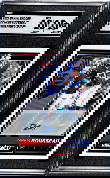 2024 Panini Encore #26 Greg Rousseau Auto. /199 SGC 10