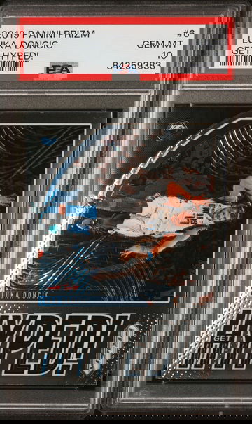 2019 Panini Prizm Get Hyped Luka Doncic #6 PSA 10