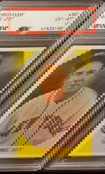 1960 Fleer Mel Ott PSA 6