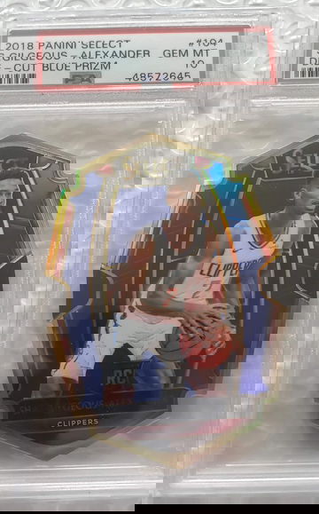 2018 Select Shai Gilgeous-Alexander Die-Cut Blue Prizm /249 PSA 10 RC