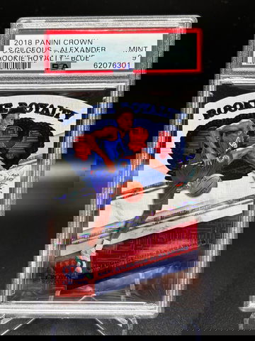 Shai Gilgeous-Alexander 2018 Crown Rookie Royalty Blue Jersey /49