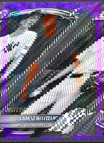 2025 Bowman Chrome BCP-166 Cam Schlittler 67/250