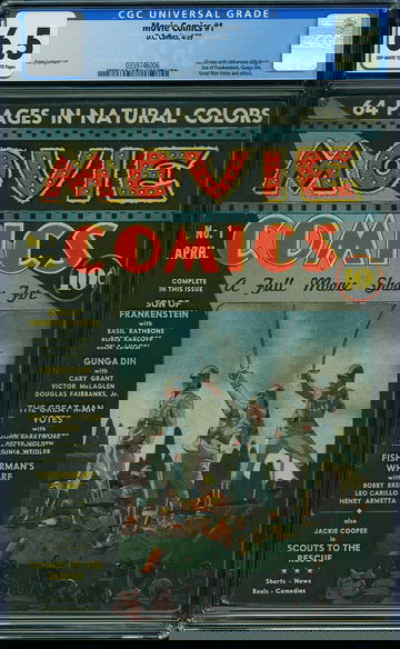 MOVIE COMICS #1, CGC 6.5 FN+