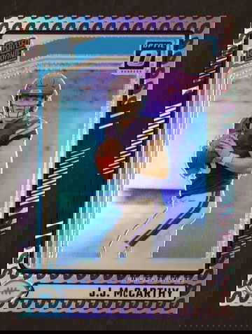 2024 Panini Donruss Optic #303 J.J. McCarthy Football Emoji Rated Rookie