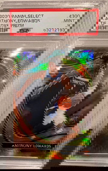 Anthony Edwards Select Courtside Tie Dye PSA 9