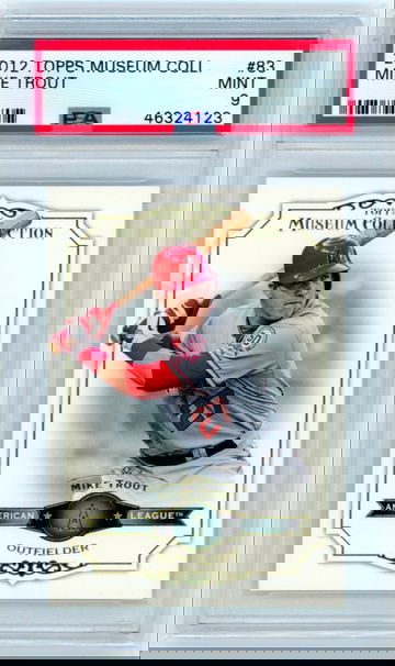 2012 Topps Museum Collection #83 Mike Trout PSA 9 MINT!