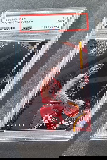 1998 FINEST #81 MICHAEL JORDAN PSA 9 MINT