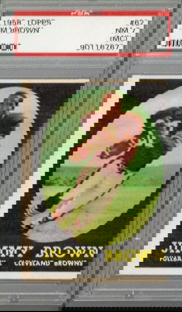 1958 Topps #62 Jim Brown *** 7(MC)