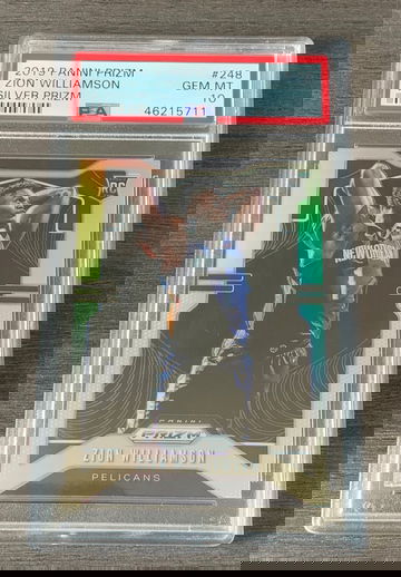 Zion Williamson Prizm Silver Psa10 