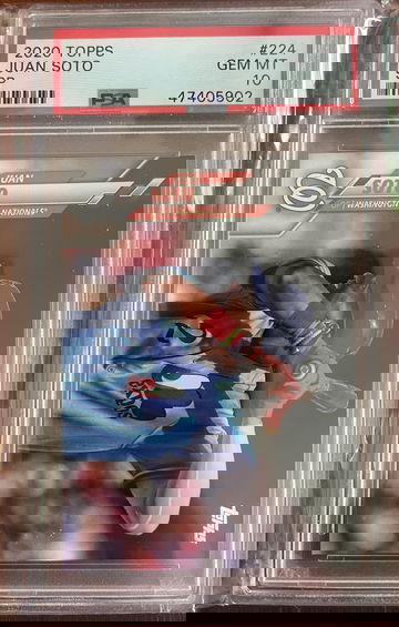 2020 Topps SP Variation #224 Juan Soto Gem Mint PSA 10