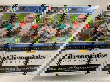 2020 nfl  chronicles football blaster lot of 2