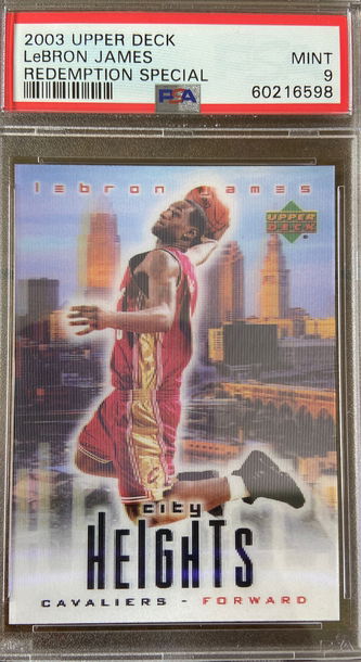 Lebron James ROOKIE Redemption PSA 9 
