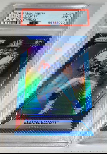 2016 Prizm Ezekiel Elliott Light Blue Prizm 