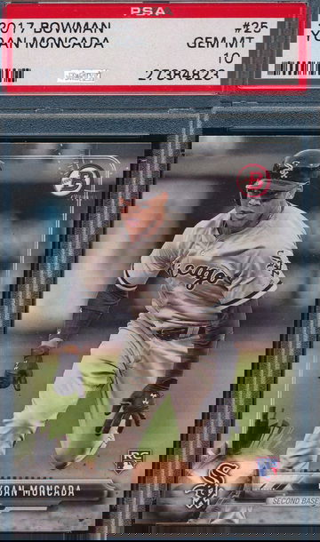 2017 Bowman 25 Yoan Moncada PSA 10 GEM MT 4823