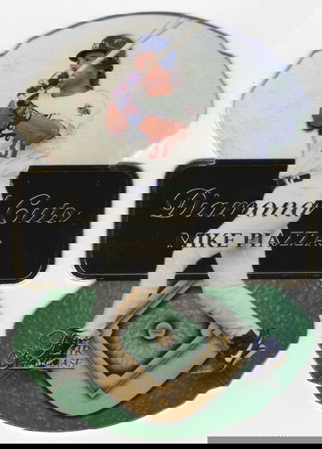 1997 FLAIR SHOWCASE DIAMOND CUTS # 12 OF 20 MIKE PIAZZA HOF