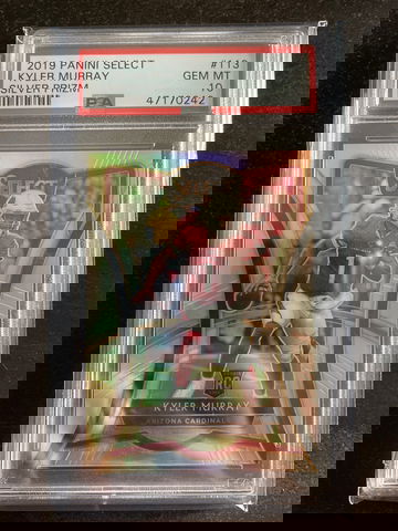 2019 Panini Select Kyler Murray Silver Prizm Premier Level PSA 10