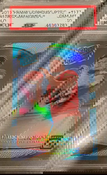 2017 Panini Donruss Optic #177 Holo Patrick Mahomes PSA 10