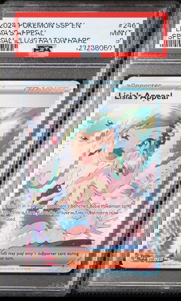 2024 Pokemon #246 Lisia's Appeal Special Illustration Rare PSA 9